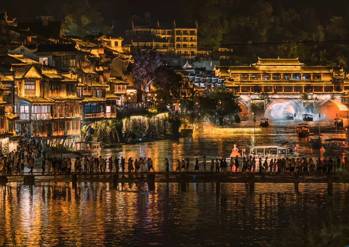 鳳凰古城夜景